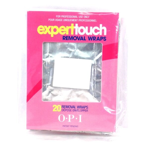 OPI Expert Touch Removal Wraps 20pcs GelColor Nail Soak-Off Foil Pads Salon-Pro! - Picture 1 of 3